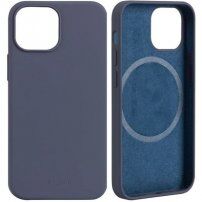 FIXED MagFlow silikonski etui z MagSafe za iPhone 13 mini - modro