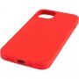 FIXED MagFlow silikonski etui z MagSafe za iPhone 13 - rdeče