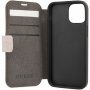 Guess 4G Printed Stripe flip etui za iPhone 13 - roza