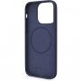 EPICO Magnetic silikonski etui z MagSafe za iPhone 13 Pro Max - modro