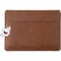 FIXED Oxford usnjen etui za MacBook Pro 14" (A2442 / A2779 / A2918 / A2992 / A3112 / A3185 / A3401) - rjava