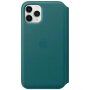 Originalni Apple Folio usnjeni etui za iPhone 11 Pro - temno turkizna
