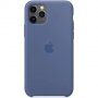 Pristna Apple Silikonska prevleka za iPhone 11 Pro Max - svetlo modra