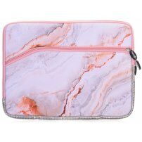 Neoprenska torba za iPad do 13" / MacBook do 14" - roza marmor