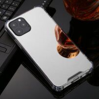 Zrcalni ovitek za iPhone 11 Pro Max - srebro