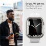 Spigen Ultra Hybrid ovitek za Apple Watch 45mm - jasno