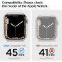 Spigen Ultra Hybrid ovitek za Apple Watch 45mm - siva