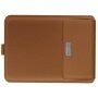 Univerzalna torbica iz PU usnja s funkcijo stojala za iPad do 11" / MacBook do 12" - rjava