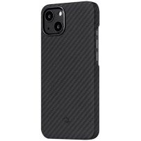 Pitaka MagEZ 2 etui s teksturo karbonskih vlaken za iPhone 13 - črna