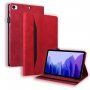 Elegantni ovitek s prostorom za kartice za iPad mini 1 / 2 / 3 / 4 / 5 - rdeče