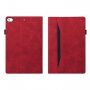 Elegantni ovitek s prostorom za kartice za iPad mini 1 / 2 / 3 / 4 / 5 - rdeče