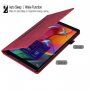 Elegantni ovitek s prostorom za kartice za iPad mini 1 / 2 / 3 / 4 / 5 - rdeče