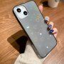 Prozorni etui s srčki za iPhone 12 Pro Max - črna