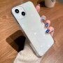 Prozorni etui s srčki za iPhone 12 Pro Max - bela
