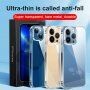 Ultra tanek etui s stekleno zadnjo stranjo za iPhone 13 Pro Max - jasno