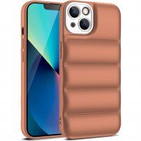 Zaščitni etui z blazinicami za iPhone 13 Pro Max - rjava