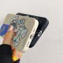 Etui iz mehke plastike astronavt iz vesolja za iPhone 12 Pro Max - bež