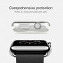 HAWEEL tanek prozorni pokrov / pokrov za Apple Watch 38mm - rumena