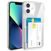 Transparentni etui z žepkom na kartice za iPhone 11 - jasno
