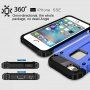 Super trpežna prevleka "Armor" za iPhone 5 / 5S / SE (2016) - modro