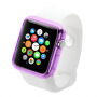 HAWEEL tanek prozorni pokrov / pokrov za Apple Watch 38mm - vijolična