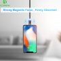 Okrogli magnetni kabel FLOVEME USB-A / USB-C / Micro USB / Lightning za iPhone / iPad / iPod / AirPods - 1 m - črna