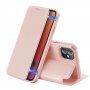 Dux Ducis ovitek z etuijem za kartice za iPhone 12 mini - roza