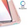 Dux Ducis ovitek z etuijem za kartice za iPhone 12 mini - roza