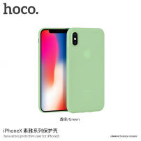 HOCO zaščitni plastični pokrov za Apple iPhone XS - zelena
