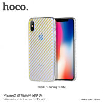 HOCO zaščitni pokrov z bleščicami za iPhone X / iPhone X - bela