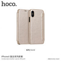 HOCO flip case za Apple iPhone XS - zlato