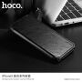 HOCO flip case za Apple iPhone XS - črna