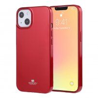 Goospery sijoč ovitek iz mehke plastike za iPhone 13 - rdeče
