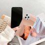 Ovitek z zrcalno površino za iPhone 13 mini - roza-zlato