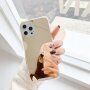 Ovitek z zrcalno površino za iPhone 13 Pro - zlati