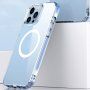 Lesketajoč prozoren etui z MagSafe za iPhone 13 Pro Max - črna