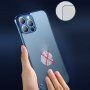 Zaščitni mat transparentni etui za iPhone 11 Pro Max - zelena