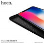 HOCO prevleka z ogljikovo teksturo za Apple iPhone XS - črna