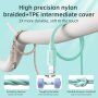JOYROOM opleten kabel za prenos in polnjenje 20W PD USB-C / Lightning za iPhone / iPad / iPod / AirPods - 1 m - vijolična