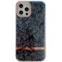 Zaščitni etui s teksturo školjke za iPhone 12 / 12 Pro - črna