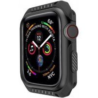 Trpežen etui za Apple Watch 42mm - črn
