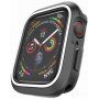 Silikonska etuija za Apple Watch 40mm - černá - bela