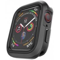Silikonska etuija za Apple Watch 40mm - črna