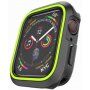 Silikonska etuija za Apple Watch 40mm - černá - zelena