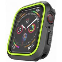 Silikonska etuija za Apple Watch 40mm - černá - zelena