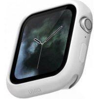 Uniq Lino silikonski etui za Apple Watch 44mm - bela