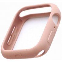 Uniq Lino silikonski etui za Apple Watch 44mm - svetlo roza