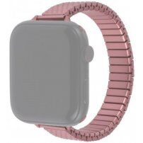 Tanek elastičny pasek iz nerjavečega jekla za Apple Watch Ultra 49mm / 46mm / 45mm / 44mm / 42mm - roza-zlato