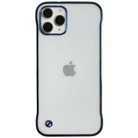 Zaščitni mat transparentni etui za iPhone 11 Pro - modro