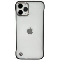 Zaščitni mat transparentni etui za iPhone 12 Pro - srebro